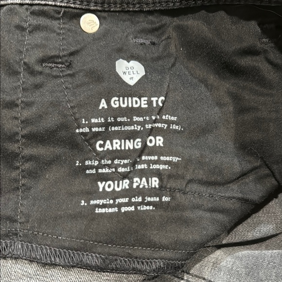 Madewell Size 28TL Black Skinny Jeans Sleek Tapered Fit - Picture 5 of 11